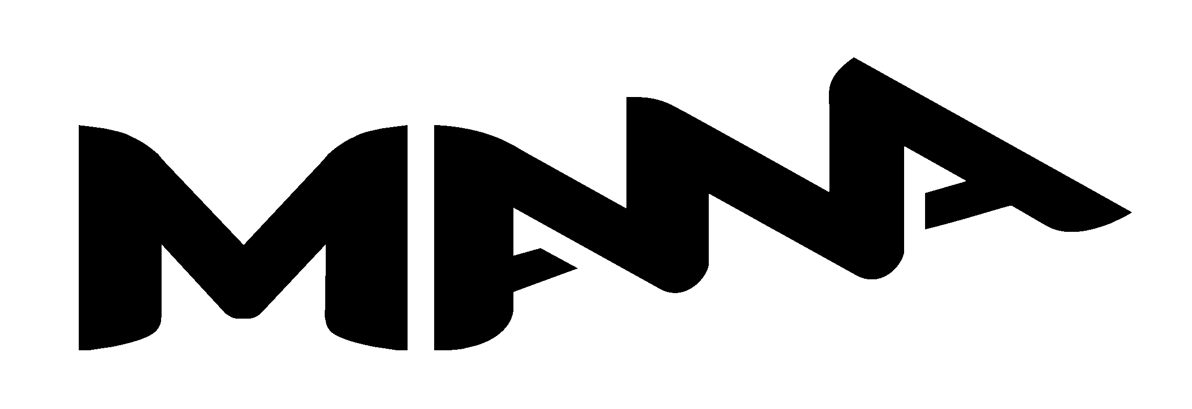 Mana Logo Black And White - Mana (2400x2400), Png Download