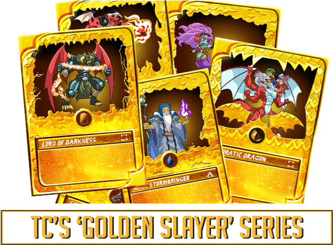 Goldenslayerseries - Steemmonsters Cards (842x595), Png Download