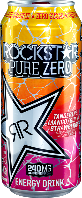 Rockstar Tangerine Mango Guava Strawberry (400x900), Png Download