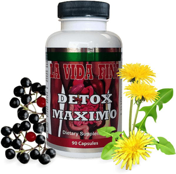 Detox Maximo Colon Cleanse - Vida Fina Detox Maximo (650x650), Png Download