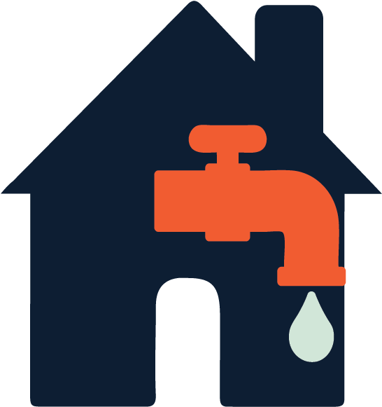 Plumbing Services - Home Heart Graphic (750x750), Png Download