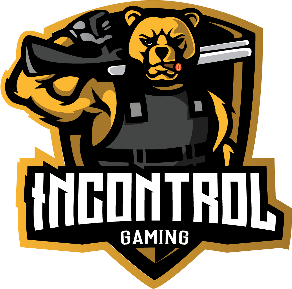 Incontrol Gaming - Logo Esport Gaming Png (1200x1200), Png Download