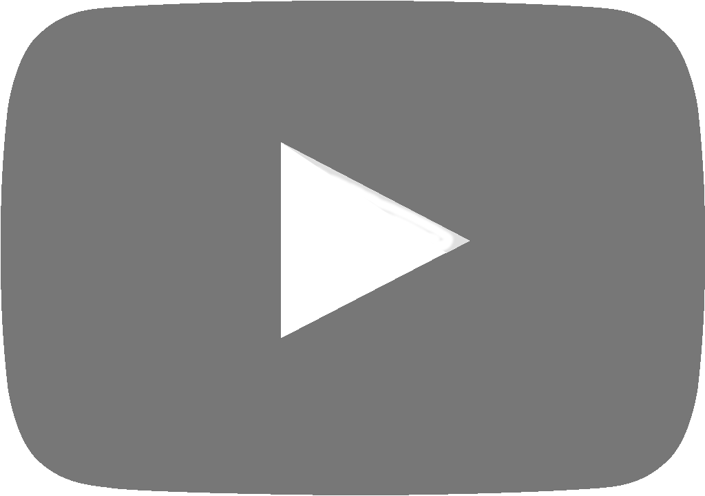 Youtube - Youtube Grey Play Button (1024x721), Png Download