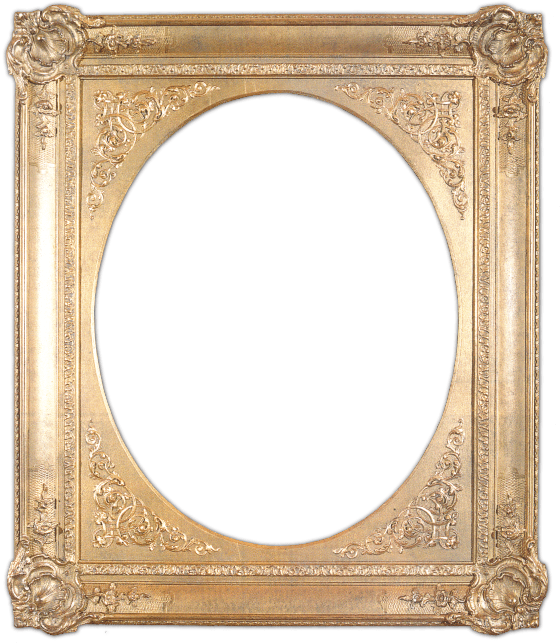 O Que Você Achou Das Molduras Sem Fundo Em Png Quais - Oval Picture Frames Transparent (1818x2086), Png Download