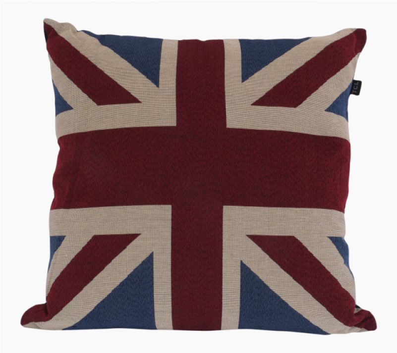 A Vintage Union Jack Cushion Cover 18in X 18in (800x927), Png Download