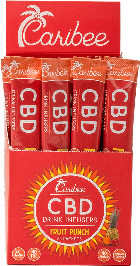 Cbd Fruit Punch Drink Mix Single Serve Pack - Tan (469x874), Png Download