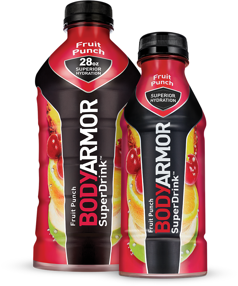 28oz 16oz Fruitpunch Rgb - Body Armor 16 Oz (800x988), Png Download