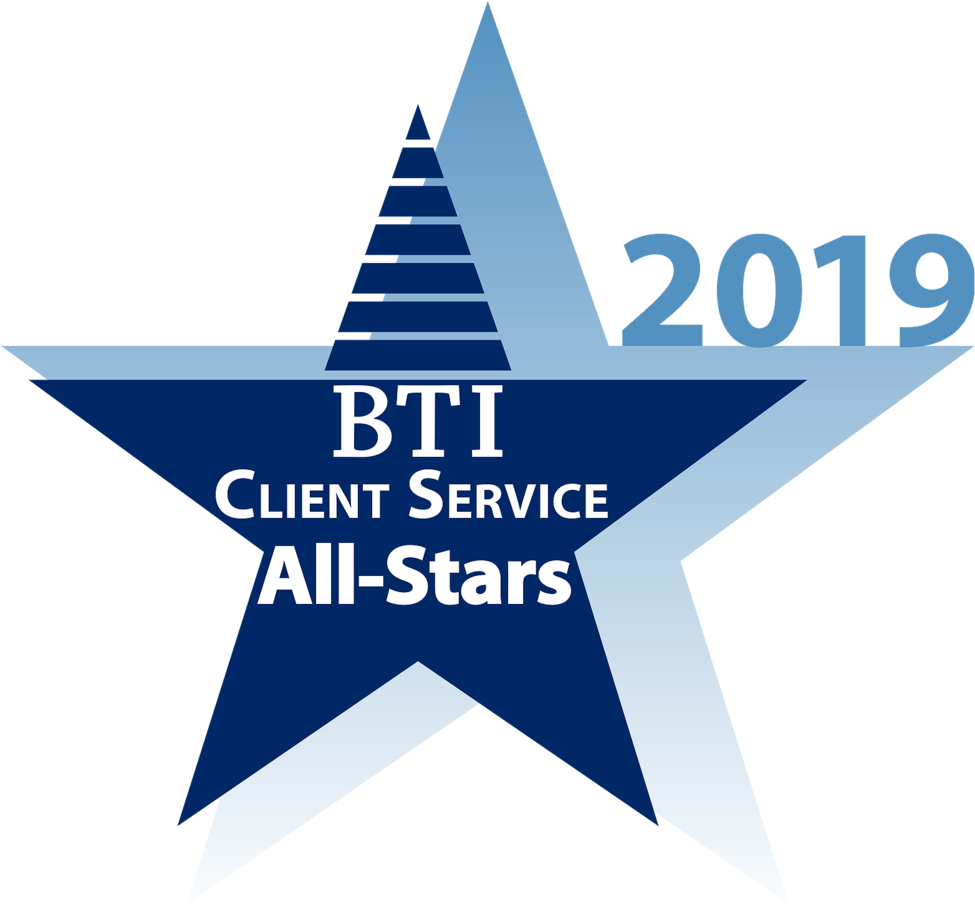 Bti Consulting Group Client Service All-stars 2019 - Blue Nautical Star (1000x935), Png Download
