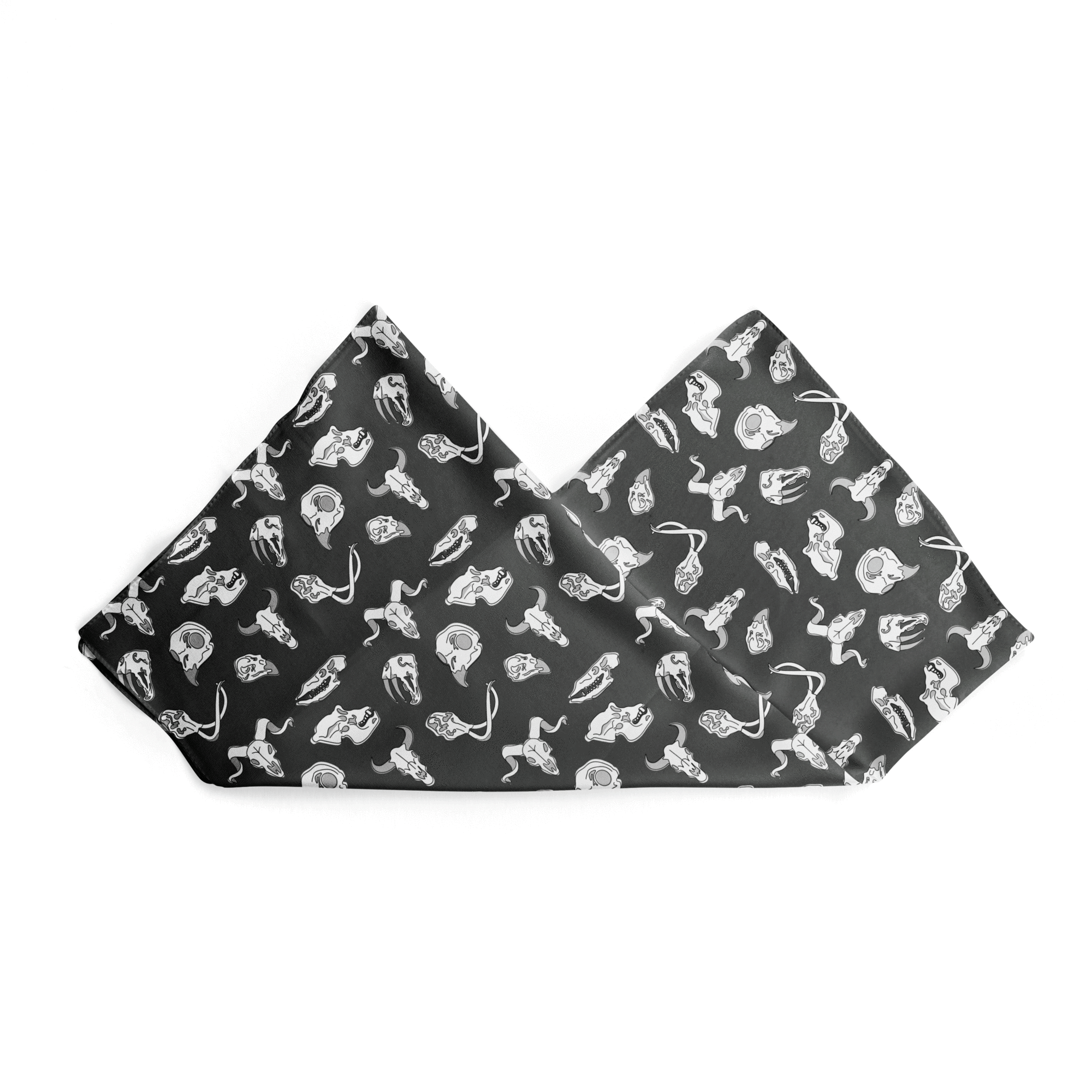 Banana Bandanas Pet Semetary Overripe Dog Bandana Skull - Pattern (2000x2000), Png Download