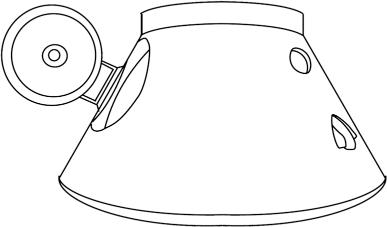 Tks Landing Capsule Drawing - Line Art (800x492), Png Download