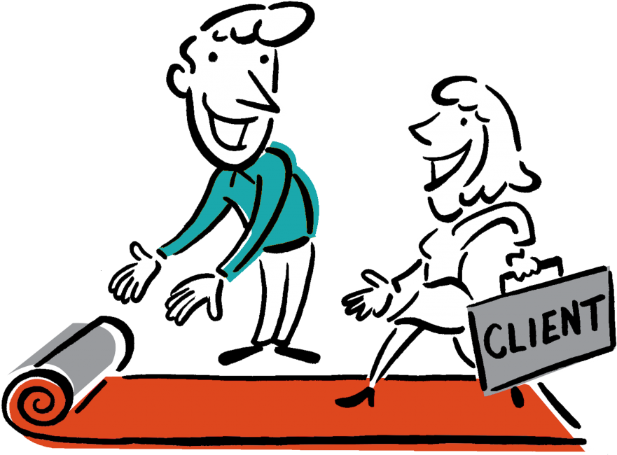 What We Value - Client Clip Art (1024x715), Png Download