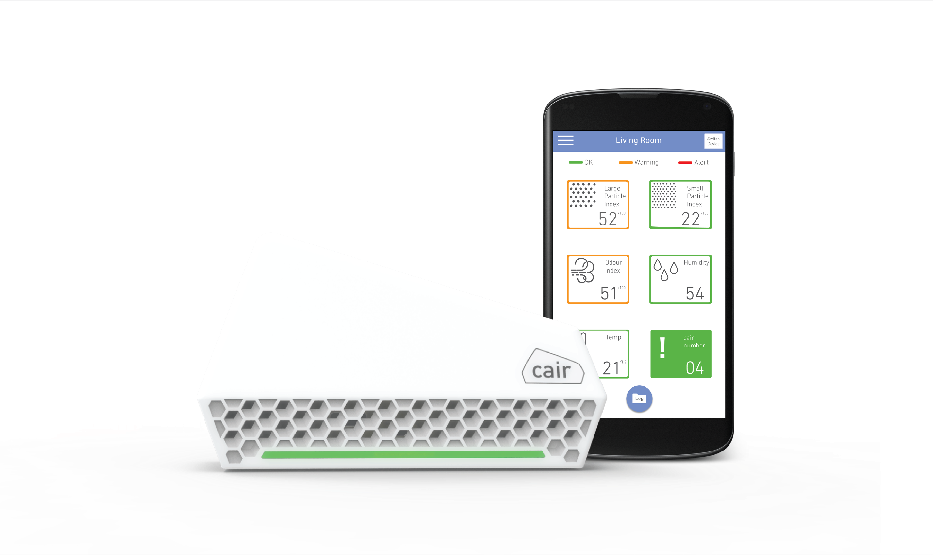 Cair Air Quality Sensor - Iphone (1920x1180), Png Download