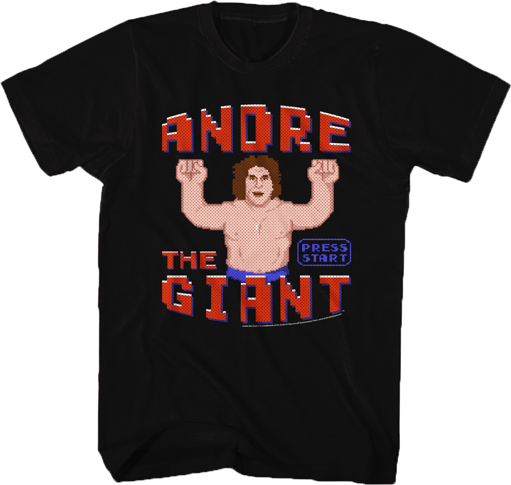 Andre The Giant Video Game T-shirt - Blue Brothers Shirt Ebay (997x947), Png Download