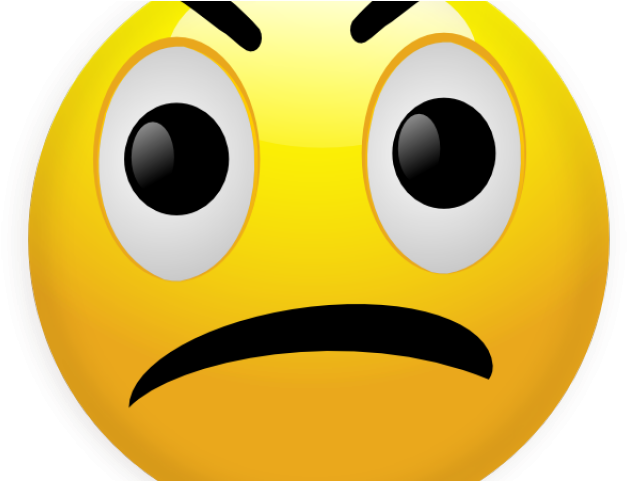 Angry Emoji Clipart Grouchy - Smiley (640x480), Png Download