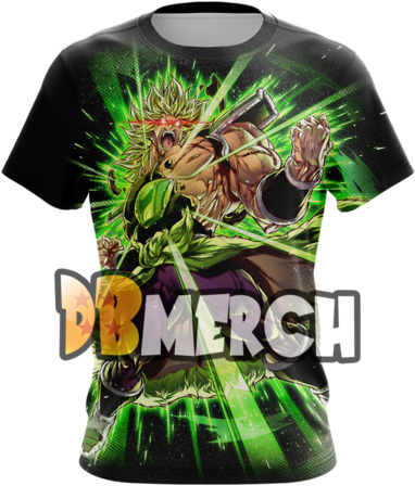 Broly T-shirt - Broly Ss2 (600x600), Png Download