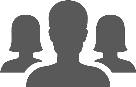 Gestão De Clientes - People Blue Icon Png (634x578), Png Download