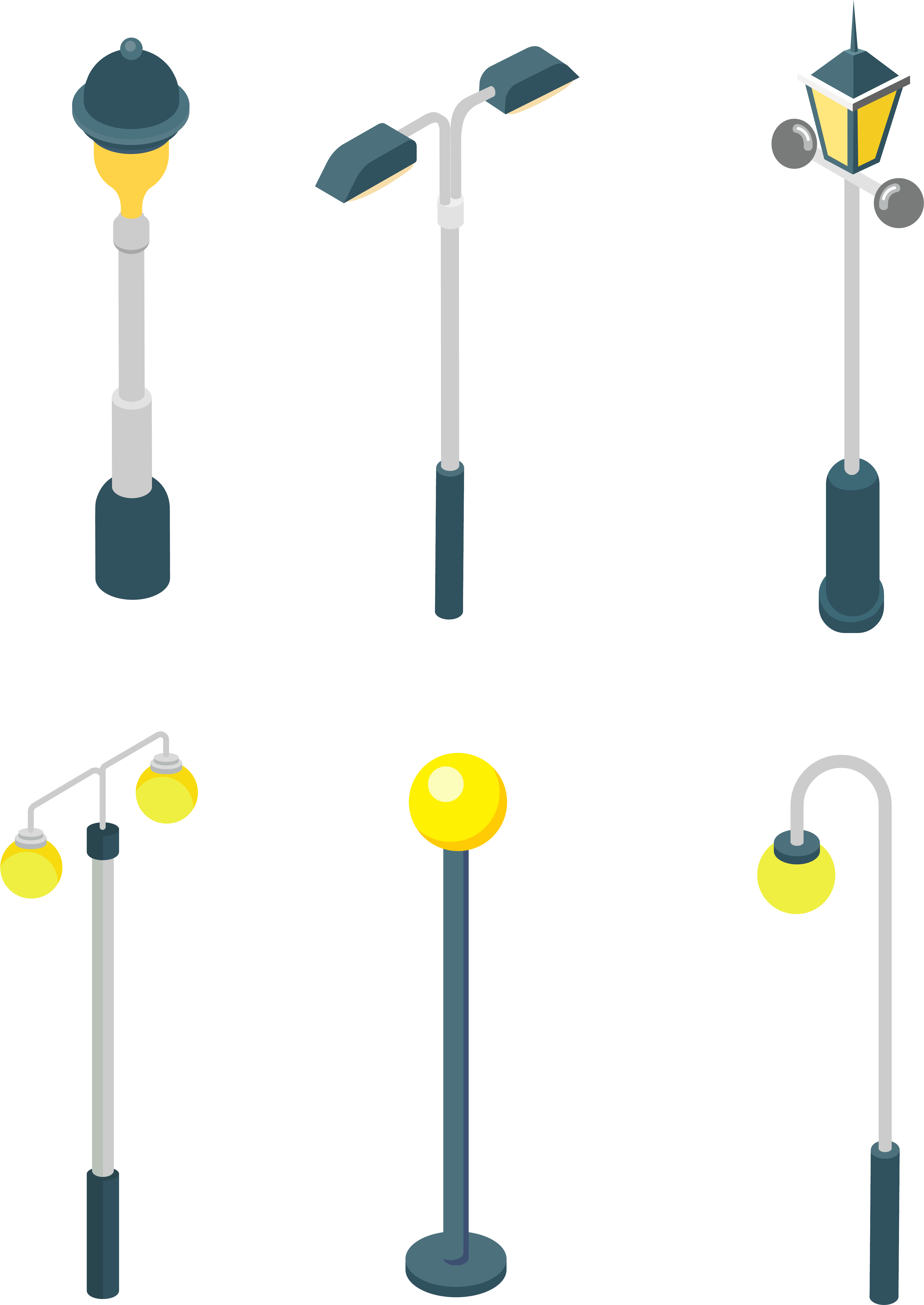 Street Light Bulb Sun Png And Vector Image - Street Light (4267x5705), Png Download