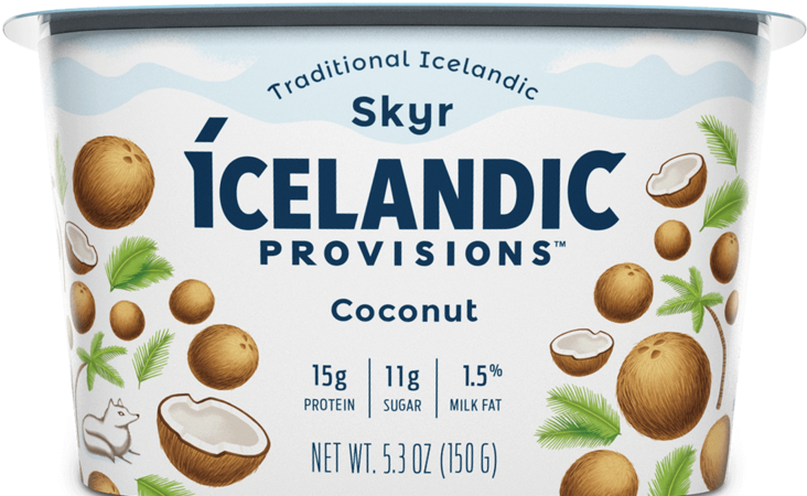 Coconut Skyr - Icelandic Provisions Key Lime (800x450), Png Download