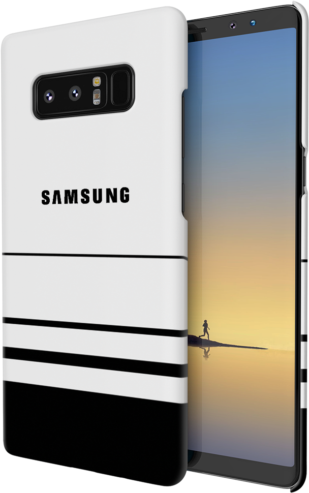 White Horizon Cover Case For Samsung Galaxy Note - Samsung (1000x1000), Png Download