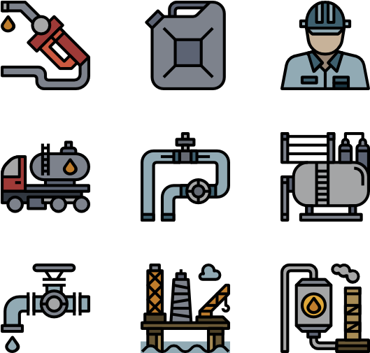 Oil Industry (600x564), Png Download