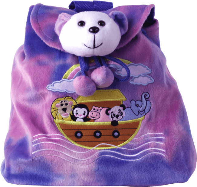 Backpack Bag "noah's Ark" - Teddy Bear (650x650), Png Download