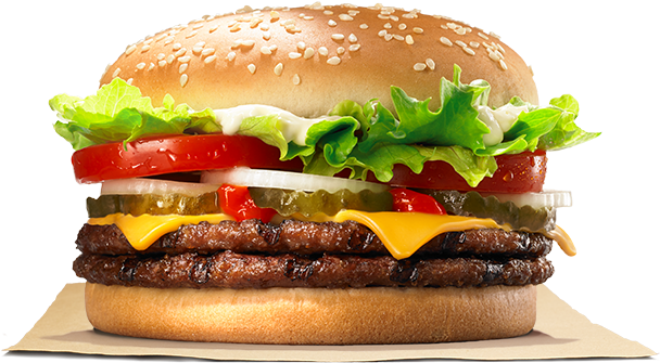 Picked For You - Burger King Triple Whopper With Cheese (618x617), Png Download