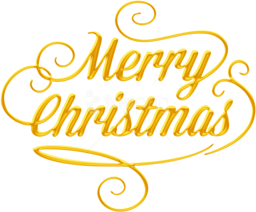 Free Png Merry Christmas Text Png - Merry Christmas Text Png (850x705), Png Download