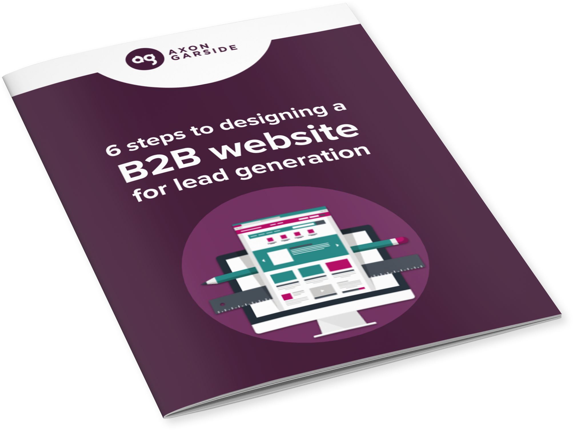 Download The Free Guide 6 Steps To Designing A B2b - Graphic Design (3000x1974), Png Download