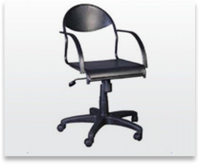 Perforated Revolving Chair (700x700), Png Download