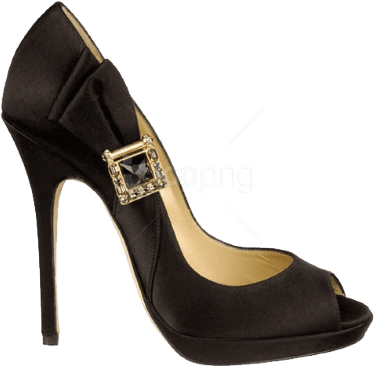 Free Png Black Women Shoe Png - Jimmy Choo Shoe Png (850x811), Png Download