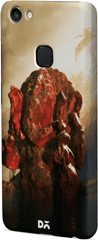 Dailyobjects Shree Ganesh Case Cover For Vivo V7 Plus - Smartphone (900x900), Png Download