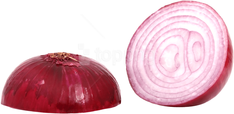 Free Png Download Red Sliced Onion Png Images Background - Onion Png (850x430), Png Download