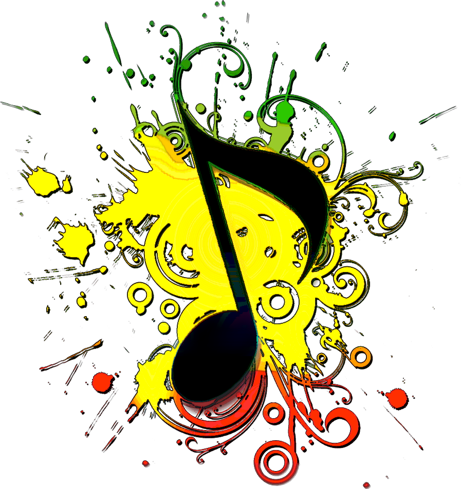 Reggae Clipart Music Notes - Simbolos De Produtor Musical (897x953), Png Download