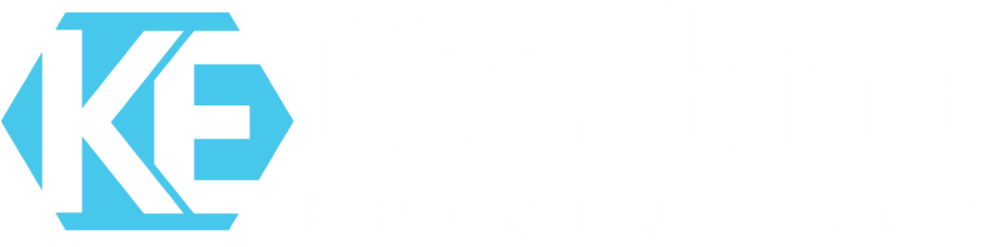 We Here At Krishna Enterprises Provide You With Home - Krishna Enterprises Logo Design (1449x378), Png Download