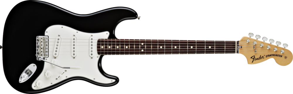 Fender Classic Series '70s Stratocaster Electric Guitar - Fender Squier Contemporary Stratocaster Hss Black Metallic (1000x322), Png Download