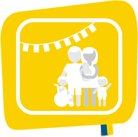Family Fun Day - Illustration (608x608), Png Download