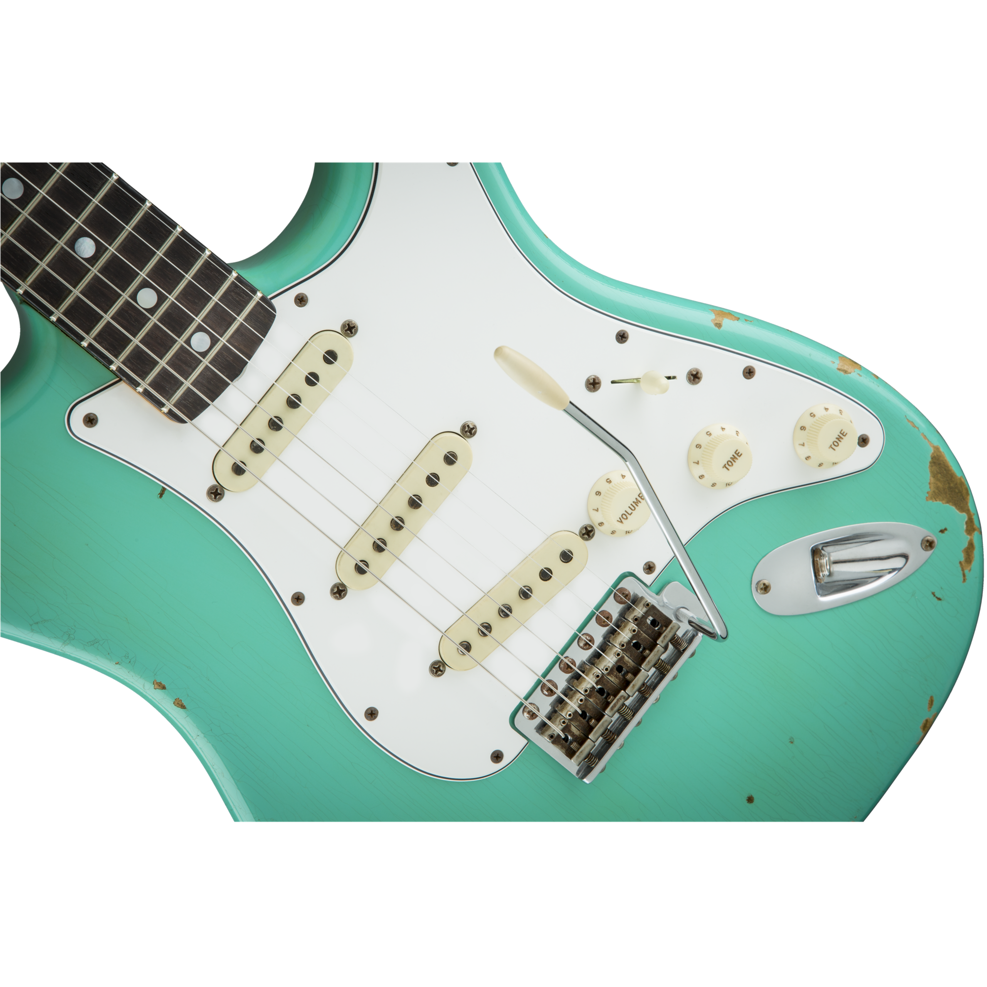 Fender Custom Shop 1967 Heavy Relic Stratocaster - Electric Guitar (2000x2000), Png Download