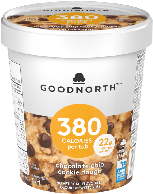 Goodnorth / Goodnorth Chocolate Chip Cookie Dough - Good North (675x675), Png Download