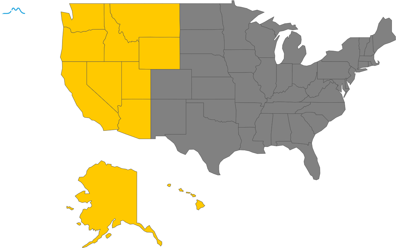 Serving The Western United States - 2012 Vs 2016 Electoral Map (1499x796), Png Download