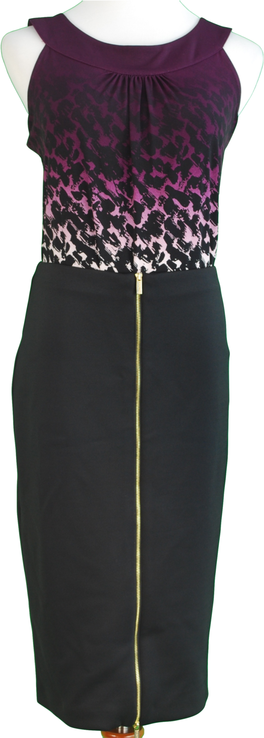 Calvin Klein Top Original Retail - Cocktail Dress (753x1500), Png Download