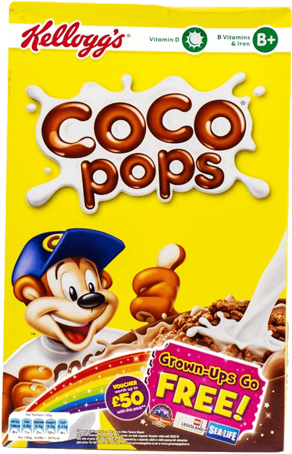 Kellogg's Cereal Coco Pops 510 Gm - Kellogg's Coco Pops 510g (1000x1000), Png Download
