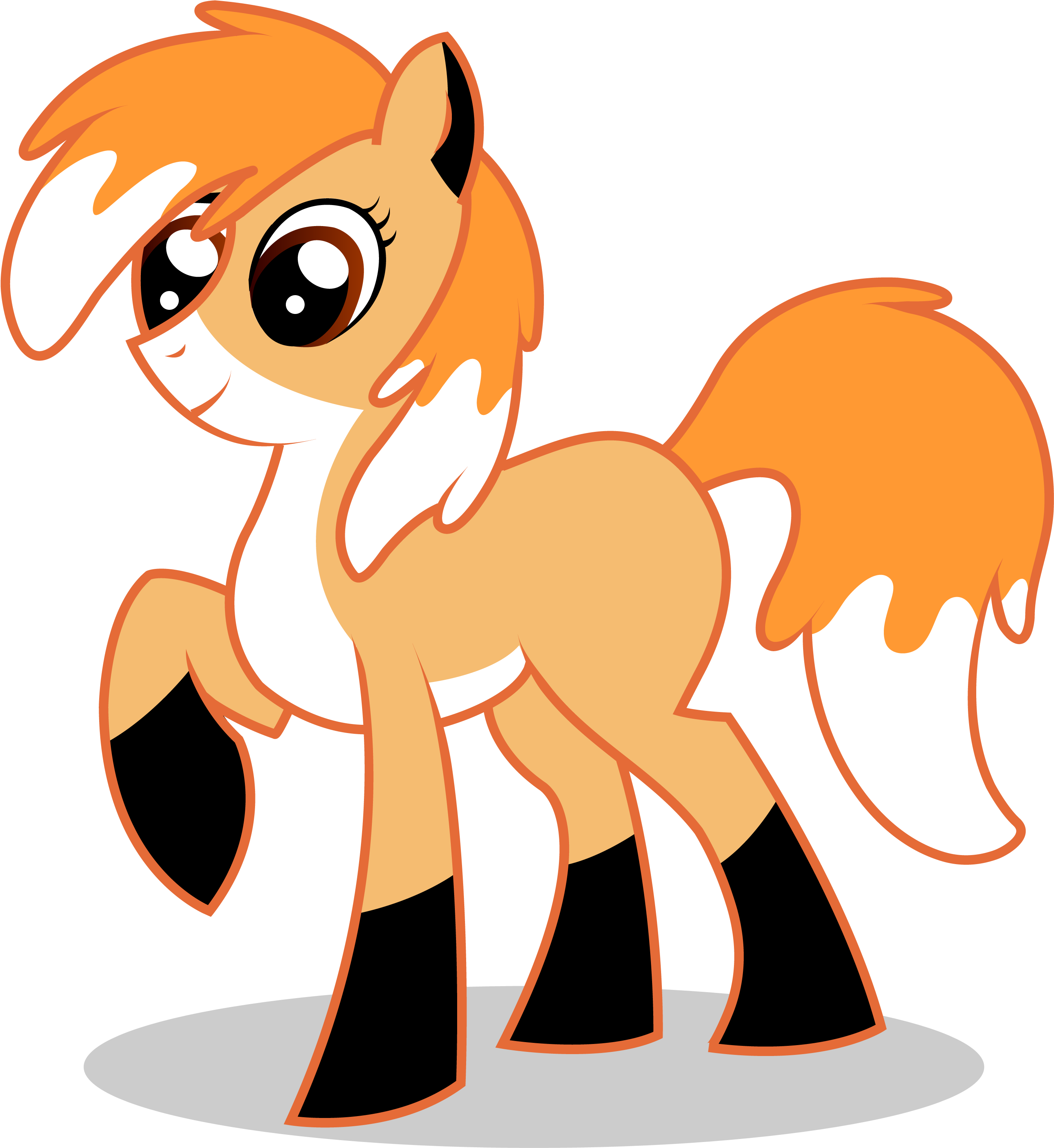 Fox Pony By Icantunloveyou Request - My Little Pony Fox Pony (2806x3057), Png Download