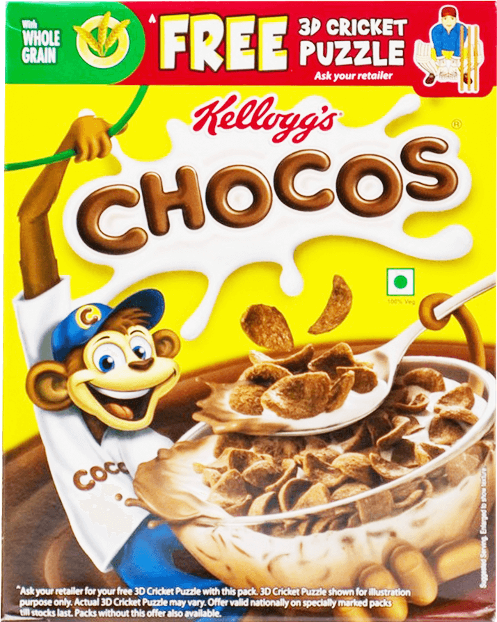 Kellogg's Cereal Chocos 125 Gm - Kelloggs Chocos 1.2 Kg (1000x1000), Png Download