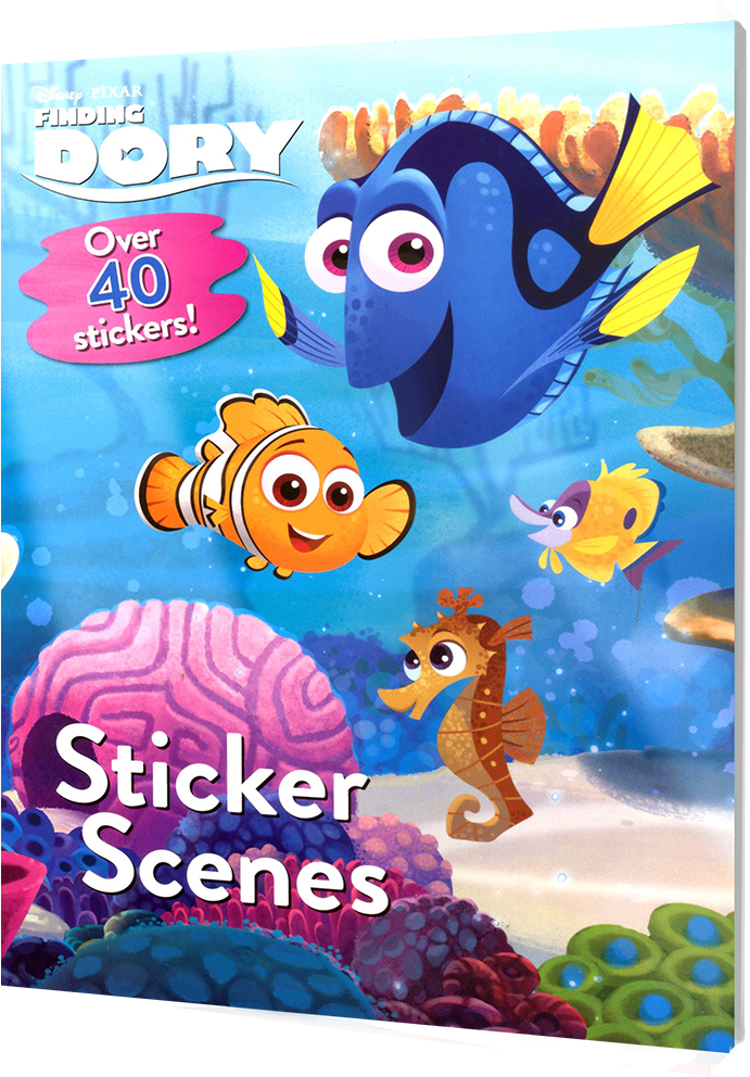 Picture Of Disney Sticker Scenes - Finding Dory (1000x1000), Png Download