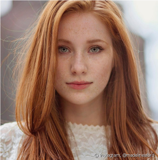 Blonde Hair And Freckles - Madeline Ford (790x569), Png Download