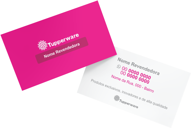 Cartão De Visita Tupperware Modelo - Printing (768x549), Png Download