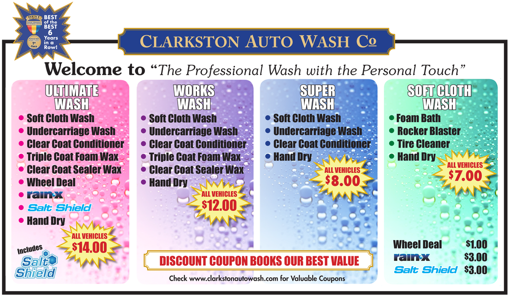 Clarkston Auto Wash Best Services In Clarkston, Michigan - Tobacco Box (1100x635), Png Download
