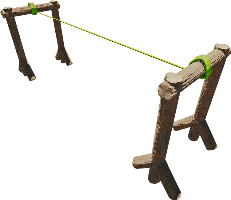 Freestanding Zipline - Crane (750x750), Png Download