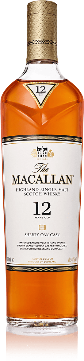 Explore The Range - Macallan Double Cask Gold (274x1176), Png Download