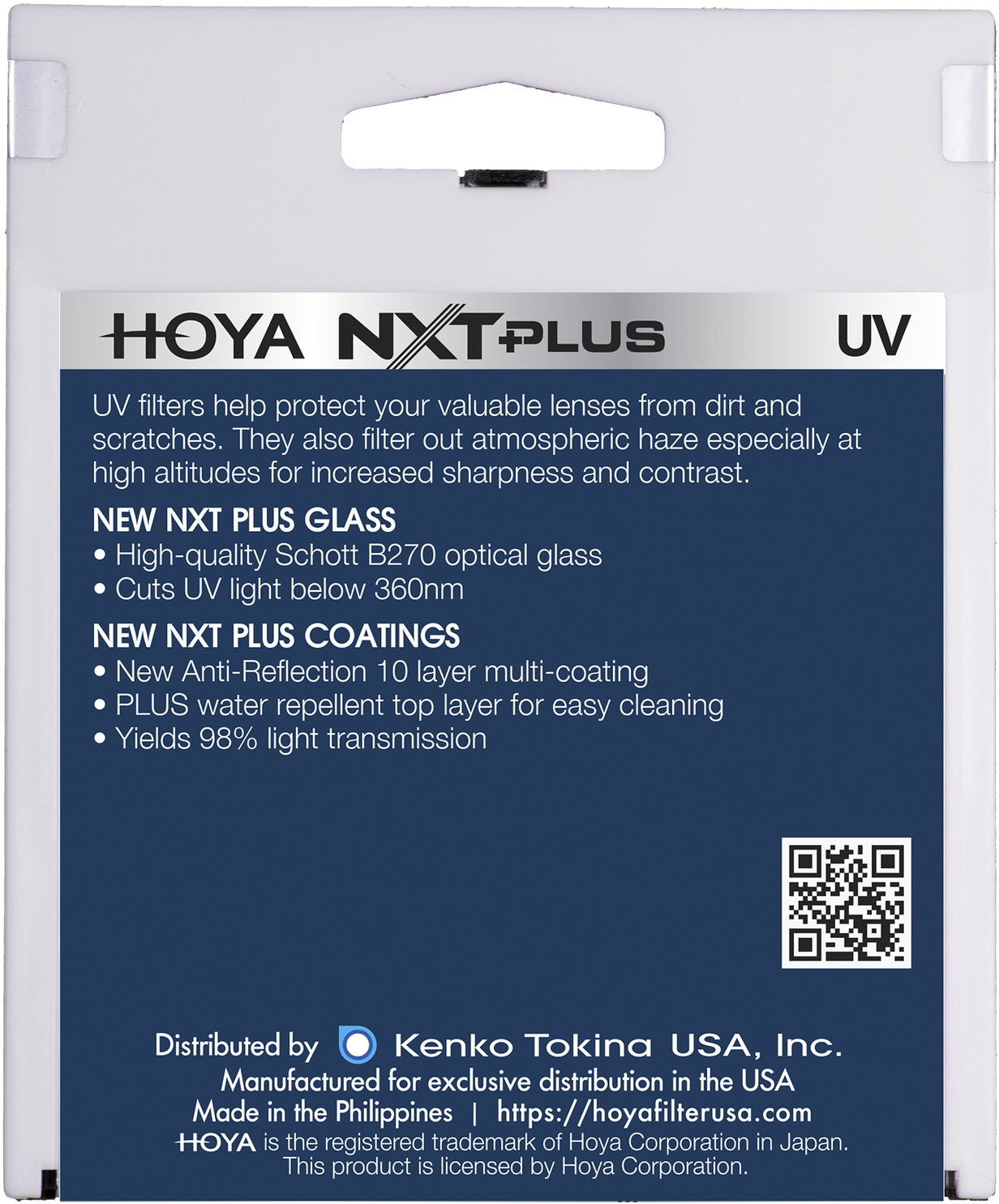 Hoya Nxt Plus Uv Filter - Optotal Hoya (1600x1600), Png Download